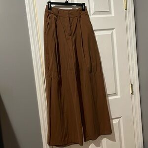 Brown Linen Pants, size S
